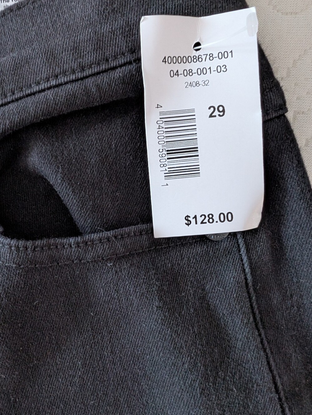 Yoga Jeans Wide Leg Black Cargo Jeans - Picture 3 of 5